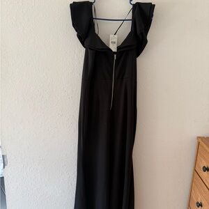 Fashion Nova Strapless Black Dress